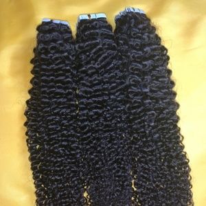 24” Kinky Curly Tape-in Extensions